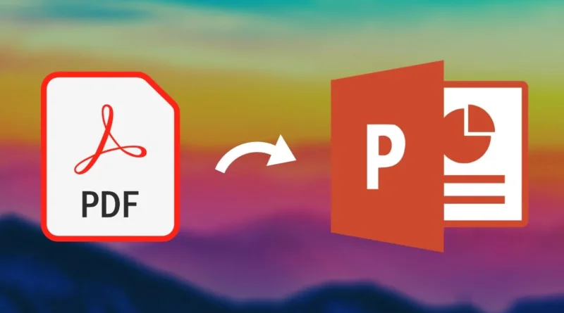 Converting PDF to PPT