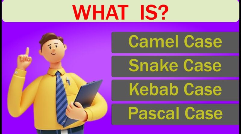 camel case vs snake case